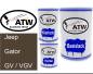 Preview: Jeep, Gator, GV / VGV: 500ml Lackdose + 500ml Klarlack + 250ml Härter - Set, von ATW Autoteile West.